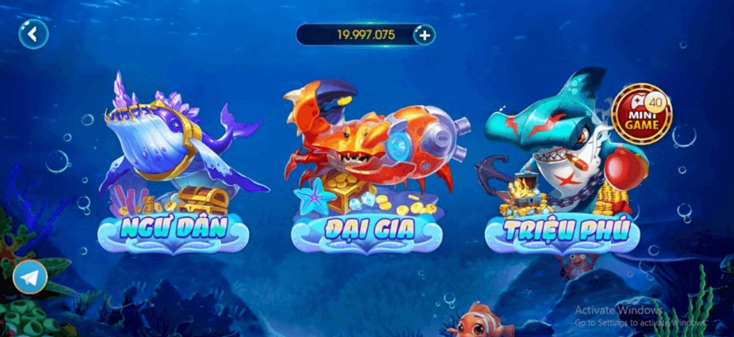 Chơi săn cá đổi thưởng tai Top88